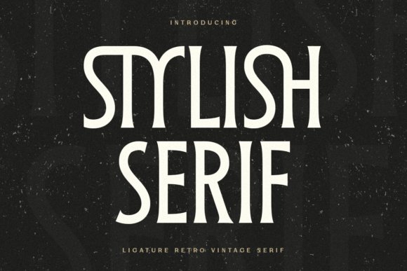 Stylish Serif Font