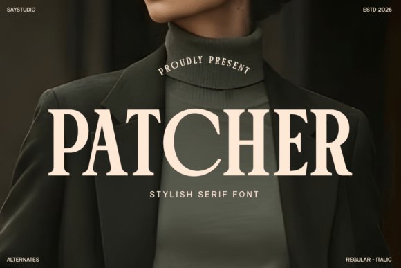 Patcher - stylish serif fonts