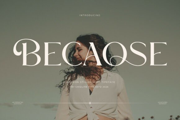 Becaose Font