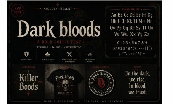 Dark Bloods Font