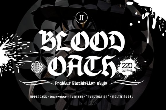 Blood Oath Font