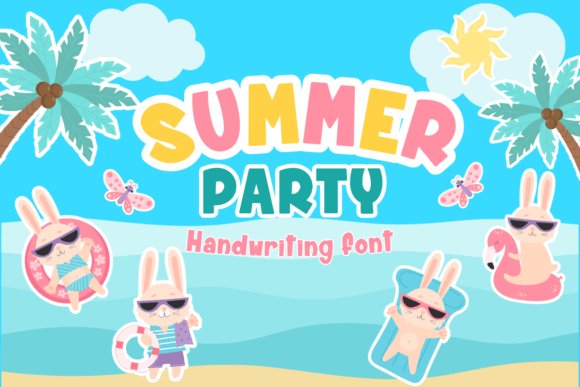 Summer Party Display Font
