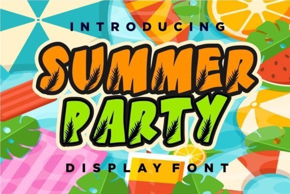 Summer Party Creative Display Font