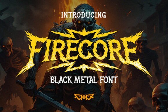 Firecore Blackletter Font