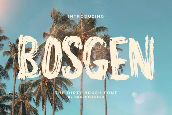 Bosgen Brush Font