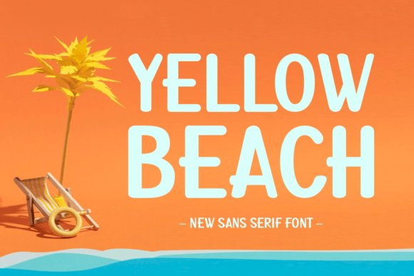 Beach fonts