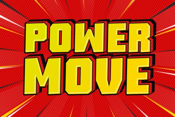 Power Move Font