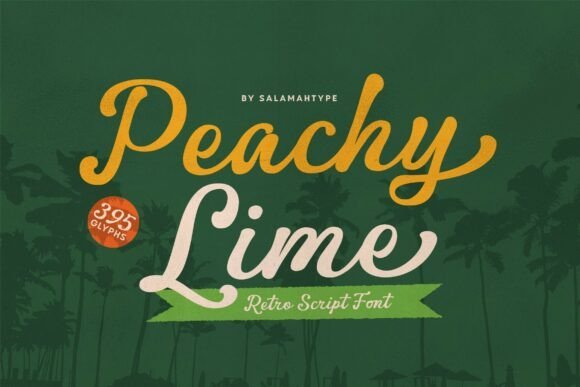 Peachy Lime Script Font