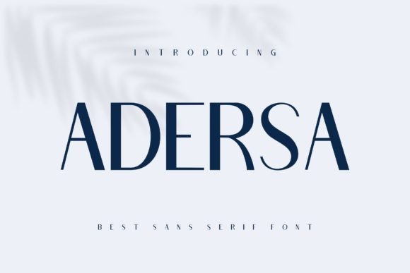 Adersa Font