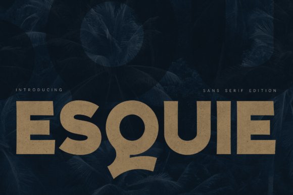 Esquie Sans Serif Font