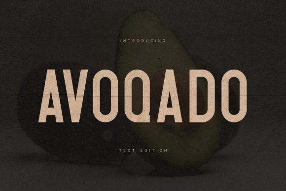 Avoqado Sans Serif Font