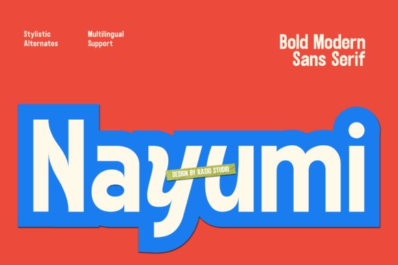 Nayumi Sans Serif Font