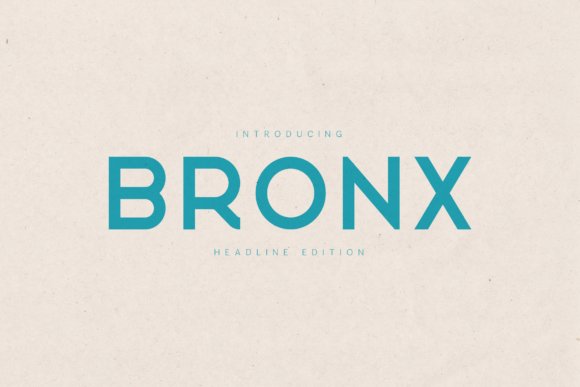 Bronx Headline Font