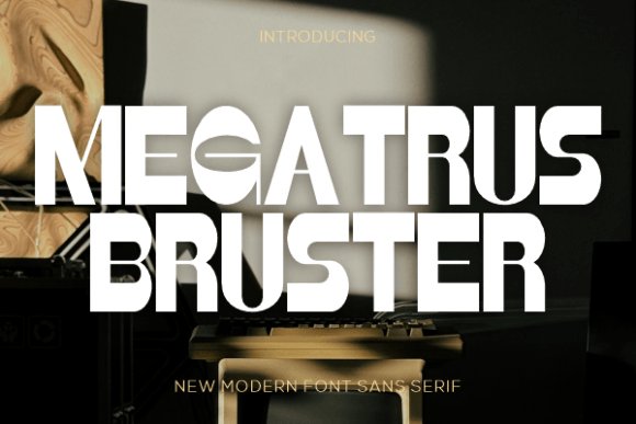 Megatrus Bruster Font