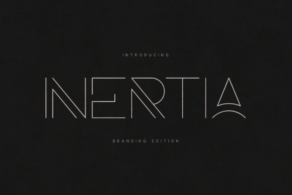 Inertia Branding Edition Display Font