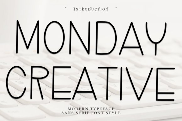 Monday Creative Font