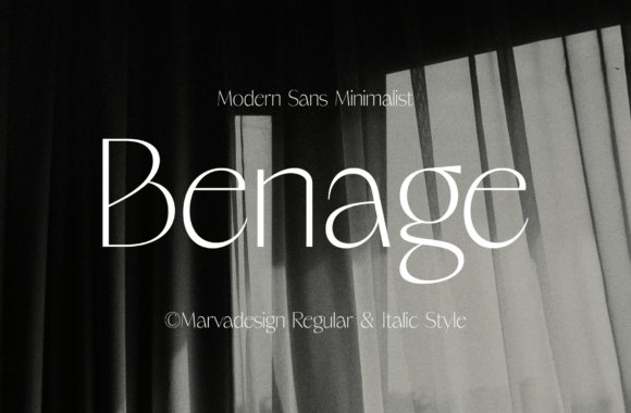 Benage Font