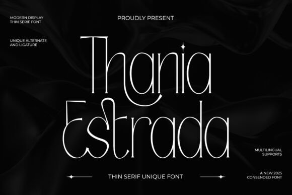 Thania Estrada Regular Font