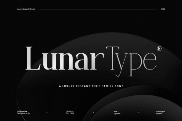 Lunartype Serif Font