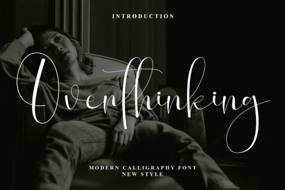 Overthinking Script Font