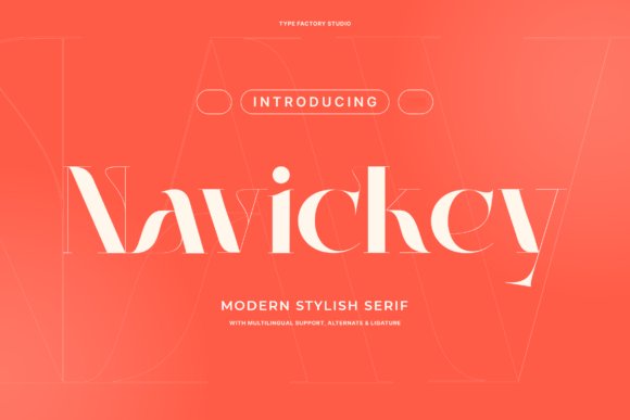 Navickey Serif Font