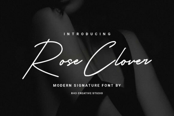 Rose Clover Signature Font