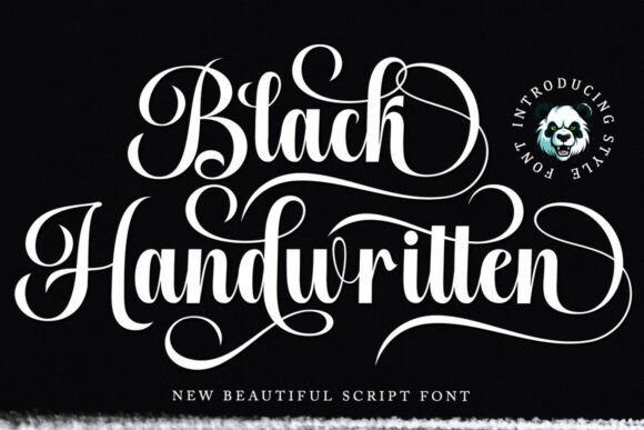 Black Handwritten