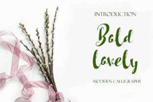 Bold Lovely Font