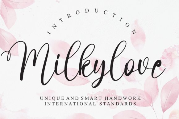Milkylove Script Font