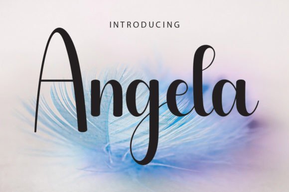 Angela Script Font