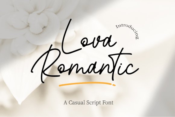 Lova Romantic Script Font