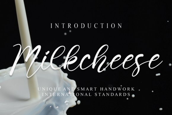 Milkcheese Script Font