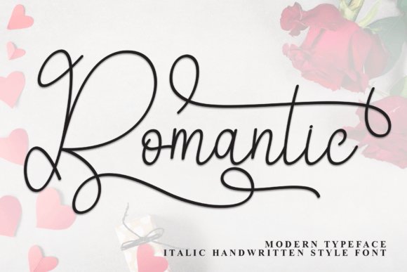 Romantic Handwritten Script Font
