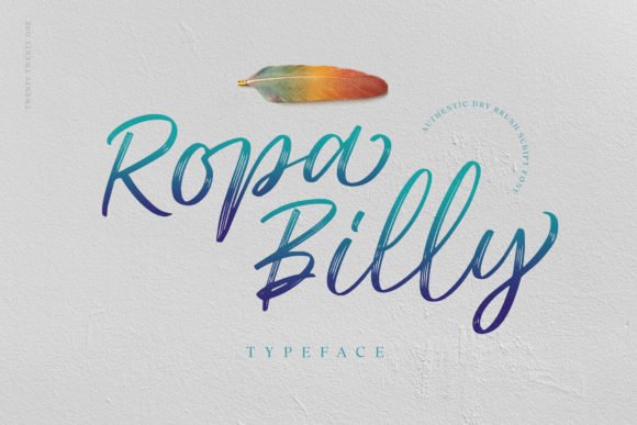 Ropa Billy Script Font