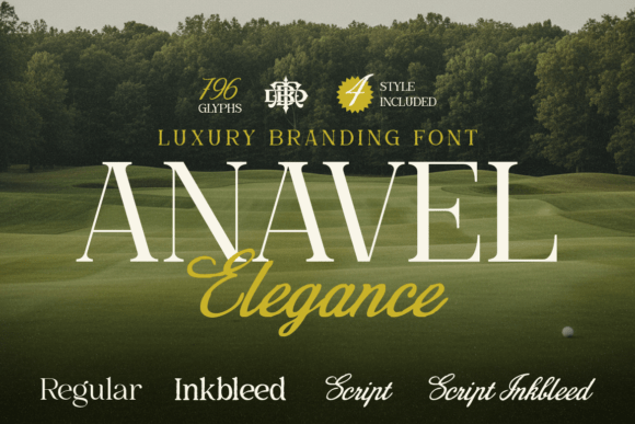 Anavel Elegance serif fonts for wedding invitations