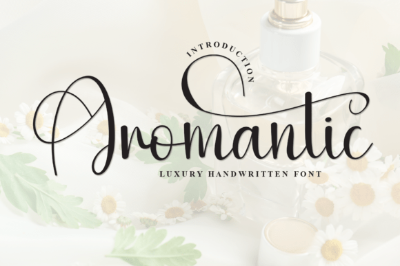 Aromantic font preview
