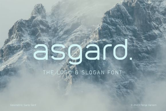 Asgard fashionable sans fonts for modern branding