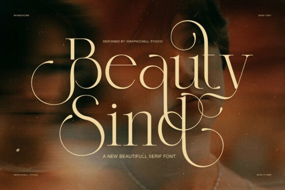 Beauty Sind luxury serif fonts for beauty brands logos