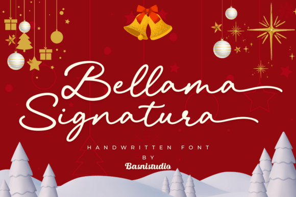 Bellama Signatura Font font preview