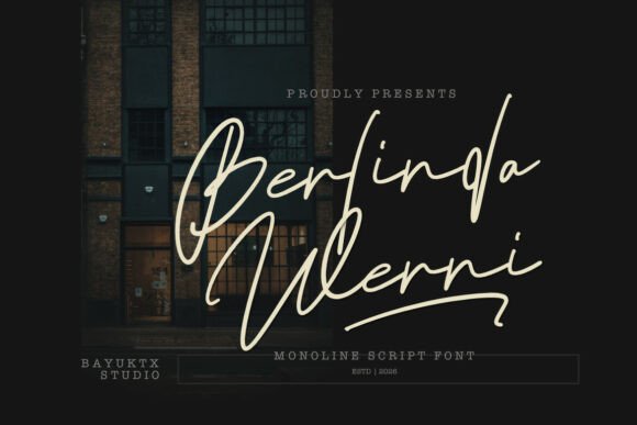 Berlinda Werni font preview