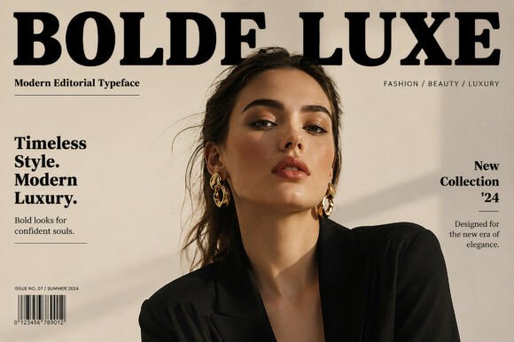 Bolde Luxe sophisticated serif fonts for posters