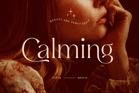 Calming serif fonts with alternates for wedding invitations