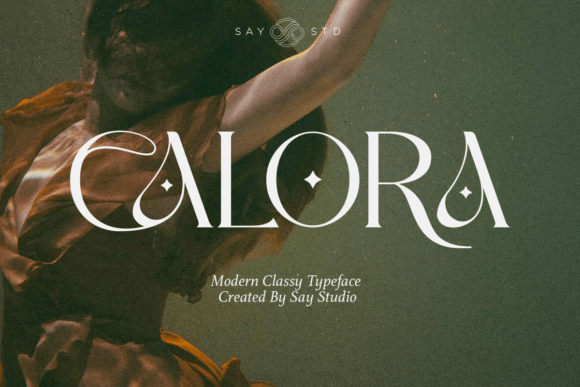 Calora playful elegant serif fonts for beauty brands
