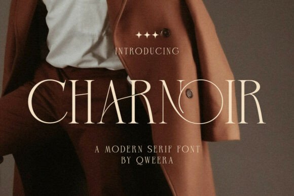 Charnoir dramatic serif fonts for posters