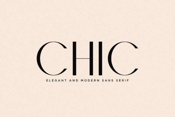 Chic French sans feminine fonts for beauty brands
