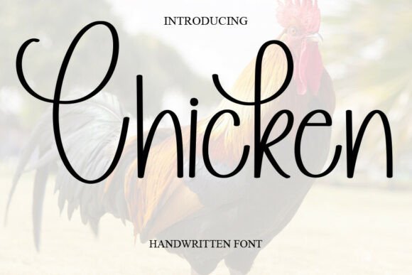 Chicken sweet cursive feminine fonts for beauty brands