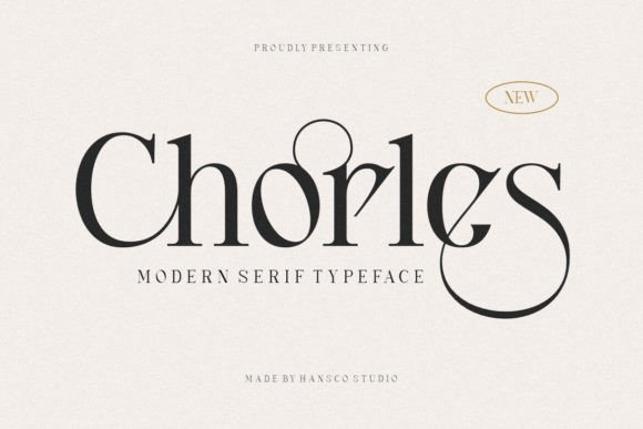 Chorles font preview