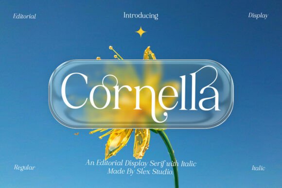 Cornella editorial display serif fonts for headlines