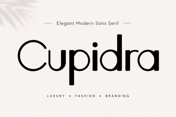 Modern minimalist fonts for logos shown on a clean wordmark