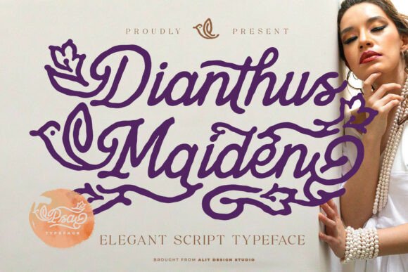 Dianthus Maiden elegant serif fonts for beauty brands